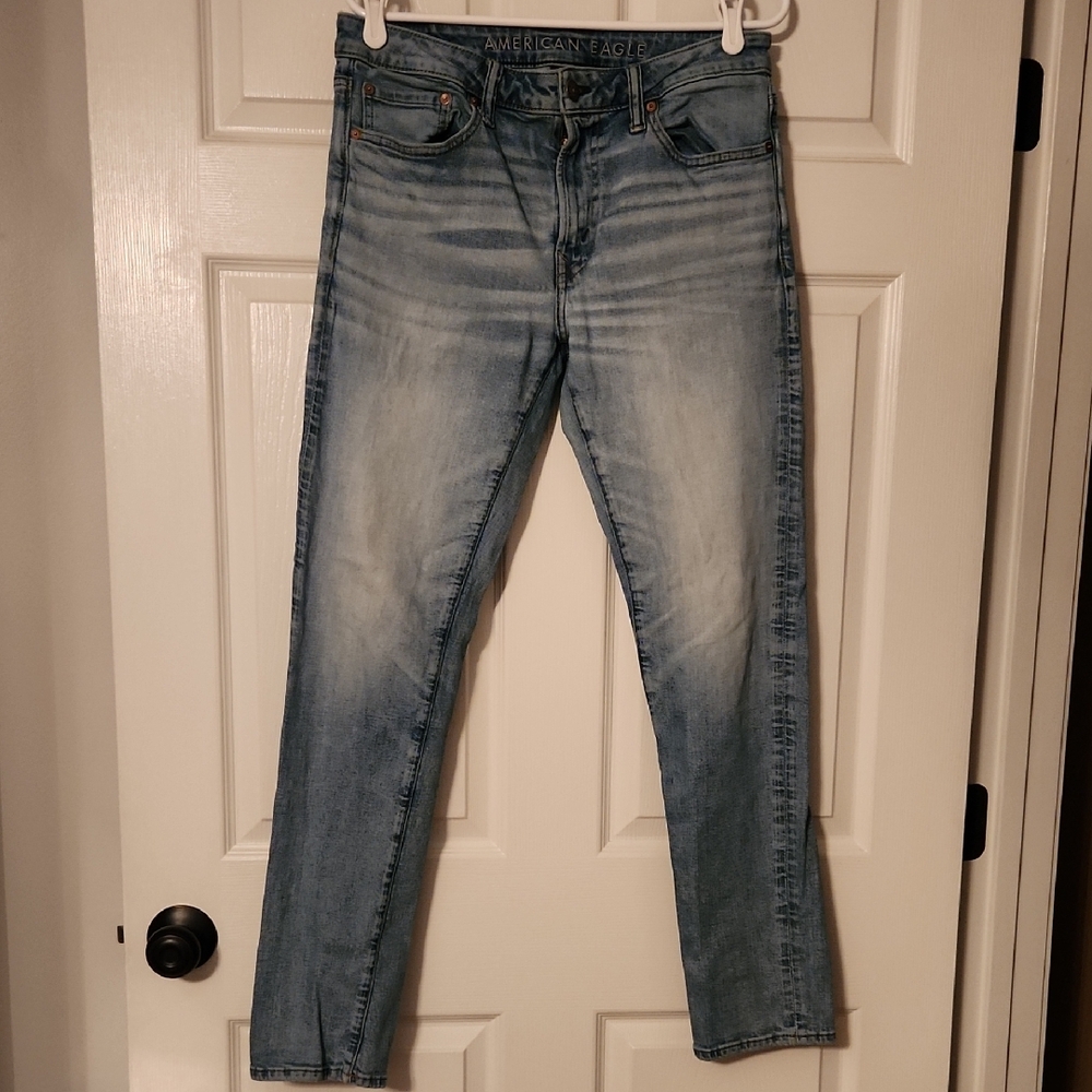 American Eagle Outfitters Slim Jeans - Light Blue
